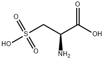 α-アミノ-β-スルホプロピオン酸 化学構造式
