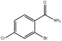 2-Bromo-4-chlorobenzamide, 131002-01-2, 结构式