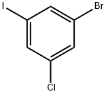 1-ブロモ-3-クロロ-5-ヨードベンゼン 化学構造式