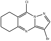 Pyrazolo[5,1-b]quinazoline, 3-broMo-9-chloro-5,6,7,8-tetrahydro Structure