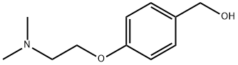 (4-(2-(二甲氨基)乙氧基)苯基)甲醇 结构式