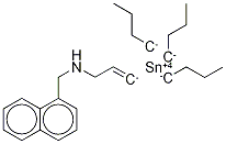 N-(E)-3-TRIBUTYLTINALLYL-1-NAPHTHALENE-D7-METHYLAMINE Structure