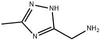 3-(Aminomethyl)-5-methyl-4H-1,2,4-triazole Struktur