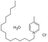 1-正十六烷基-4-甲基吡啶氯盐,水合物,13106-53-1,结构式
