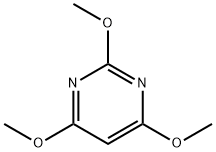 2,4,6-トリメトキシピリミジン 化学構造式