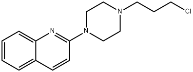 4-(chloropropyl)-1-(2-quinolyl)piperazine Structure