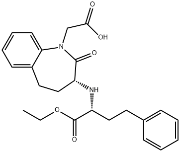 ENT-ベナゼプリル 化学構造式