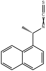 (S)-(+)-1-(1-NAPHTHYL)ETHYL ISOTHIOCYANATE 化学構造式