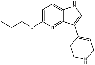 5-PROPOXY-3-(1,2,3,6-TETRAHYDRO-4-PYRIDINYL)-1H-PYRROLO[3,2-B]PYRIDINE HYDROCHLORIDE Struktur