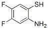 Benzenethiol, 2-amino-4,5-difluoro- (9CI) Structure