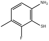 Benzenethiol, 6-amino-2-fluoro-3-methyl- (9CI) Struktur