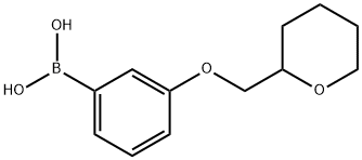 [3-(Oxan-2-ylmethoxy)phenyl]boranediol Struktur