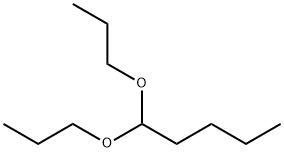 Pentanal dipropyl acetal Struktur
