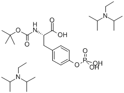 BOC-L-TYR(PO3H2)-OH DIPEA, 131124-82-8, 结构式