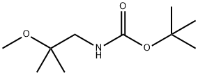 2-甲氧基-2-甲基丙基氨基甲酸叔丁酯, 1311254-74-6, 结构式