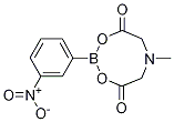 3-ニトロフェニルボロン酸 MIDA エステル 化学構造式