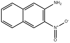 3-ニトロ-2-ナフタレンアミン 化学構造式