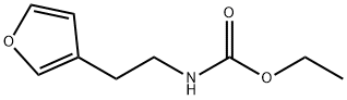 Carbamic  acid,  [2-(3-furanyl)ethyl]-,  ethyl  ester  (9CI) Struktur