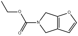 5H-Furo[2,3-c]pyrrole-5-carboxylic  acid,  4,6-dihydro-,  ethyl  ester|