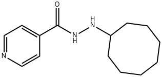 N'-Cyclooctylisonicotinic hydrazide Struktur