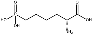 (R)-(-)-2-氨基-6-磷酸基己酸 水合物, 131177-53-2, 结构式