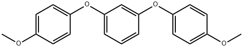 １,3-ビス(4-メトキシフェノキシ)ベンゼン 化学構造式
