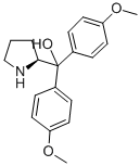 (S)-ALPHA,ALPHA-BIS(4-METHOXYPHENYL)-2-PYRROLIDINEMETHANOL Struktur