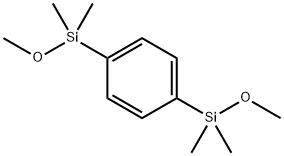 P-BIS(DIMETHYLMETHOXYSILYL)BENZENE Struktur