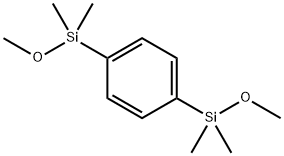 P-BIS(DIMETHYLMETHOXYSILYL)BENZENE Structure