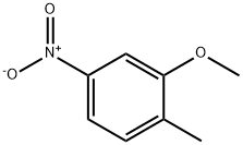 2-メトキシ-4-ニトロトルエン 化学構造式