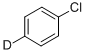 クロロベンゼン-4-D1 化学構造式