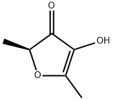 (R)-4-HYDROXY-2,5-DIMETHYLFURAN-3(2H)-ONE Struktur