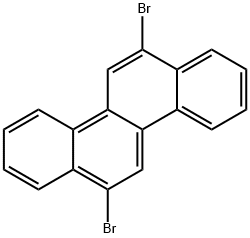 6,12-ジブロモクリセン 化学構造式