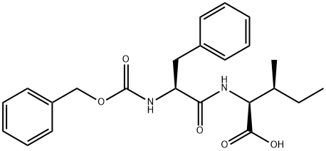Z-PHE-ILE-OH, 13123-01-8, 结构式