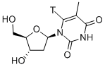 (6-3H)Thymidine Struktur