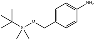 4-((叔丁基二甲硅氧基)甲基)苯胺, 131230-76-7, 结构式