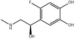 1,2-Benzenediol, 4-fluoro-5-[(1R)-1-hydroxy-2-(methylamino)ethyl]- (9CI) Struktur