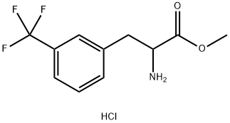 2-氨基-3-(3-(三氟甲基)苯基)丙酸甲酯, 131235-51-3, 结构式