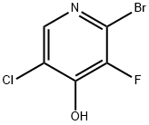 2-溴-5-氯3-氟-4-羟基吡啶, 1312440-86-0, 结构式