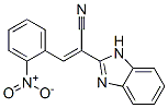 (Z)-2-(1H-benzoimidazol-2-yl)-3-(2-nitrophenyl)prop-2-enenitrile Structure