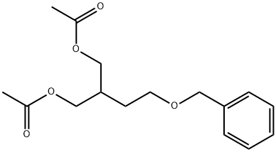 2-(2-(苄氧基)乙基)丙烷-1,3-二基二乙酸酯, 131266-10-9, 结构式