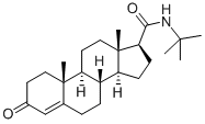 N-T-BUTYL-4-ANDROSTEN-3-ONE-17BETA-CARBOXAMIDE Struktur