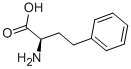 (R)-3-アミノ-4-フェニルブタン酸 化学構造式
