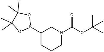 tert-butyl 3-(4,4,5,5-tetraMethyl-1,3,2-dioxaborolan-2-yl)piperidine-1-carboxylate Struktur