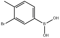3-Bromo-4-methylphenylboronic acid Struktur