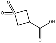 3-Thietanecarboxylicacid,1,1-dioxide(8CI) Structure