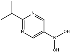 2-Isopropylpyrimidine-5-boronic acid,1312942-16-7,结构式