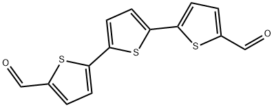 2,2':5',2''-ターチオフェン-5,5''-ジカルボキシアルデヒド 化学構造式