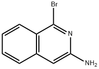 1-溴异喹啉-3-胺,13130-79-5,结构式