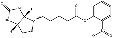 D-(+)BIOTIN 2-NITROPHENYL ESTER, 131303-71-4, 结构式